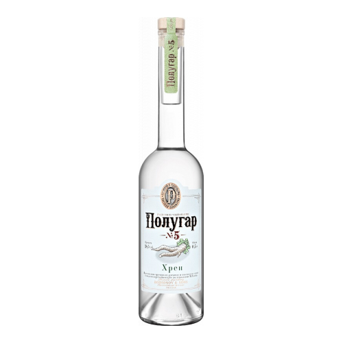 Водка "Polugar" №5, Horseradish, 0.5 л