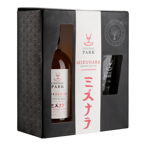 Коньяк Park Mizunara Borderies, gift set with glass