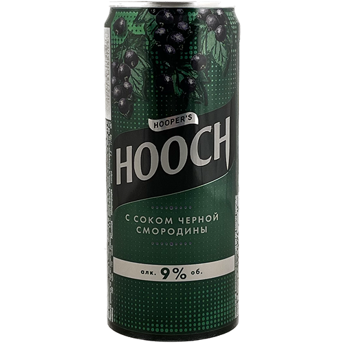 Коктейли "Hooper's Hooch" Super Black Currant, in can, 0.33 л