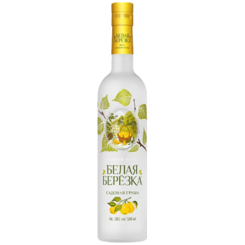 Ликер "Белая Березка" Садовая Груша, настойка горькая, 0.5 л