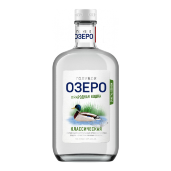 Водка "Голубое озеро" Классическая, 0.5 л