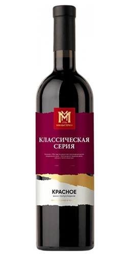 Вино полусладкое красное "МИЛЬСТРИМ ОРИДЖИНАЛ - Классическая серия" 0,7 л Россия