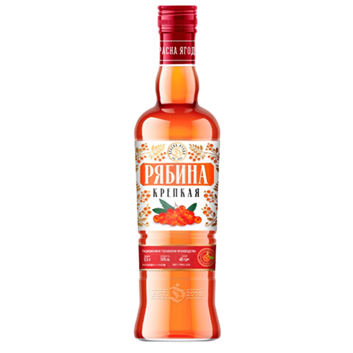 Плодовая алкогольная продукция полусладкая "СТАНЦИЯ ЯГОДНАЯ. РЯБИНА КРЕПКАЯ" 0,5 л Россия