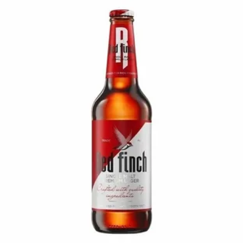 Пиво "RED FINCH" 0,45 л ст/б 4,4%  Россия