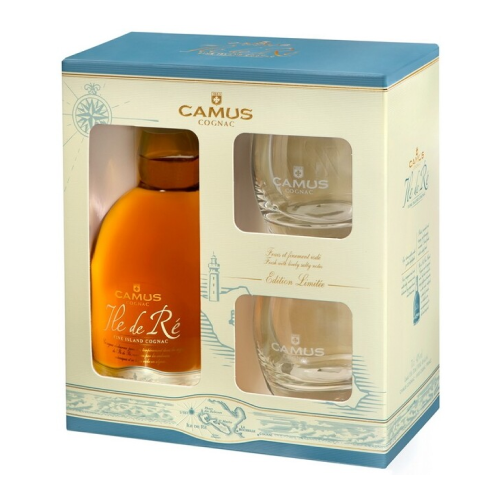 Набор Camus, "Ile de Re" Fine Island, gift box with 2 glasses Набор Camus, "Ile de Re" Fine Island, gift box with 2 glasses