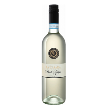 Вино сортовое сухое белое, регион Венето, категория ДОК "Ла Казада Пино Гриджо" 0,75 л Италия