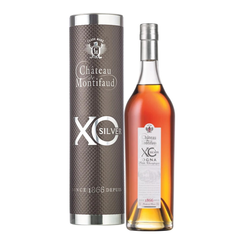 Коньяк "Chateau de Montifaud" Silver XO, Petite Champagne AOC, bottle "Exception" in tube, 0.7 л