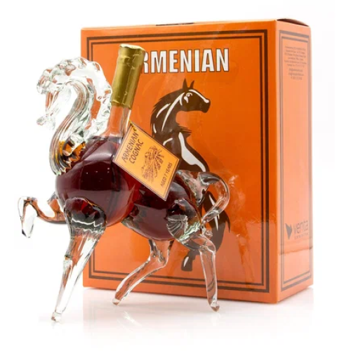 Семь звезд выдержка 7 лет (Конь) Коньяк армянский марочный выдержанный КВ 0,33л/6 п/у Армения