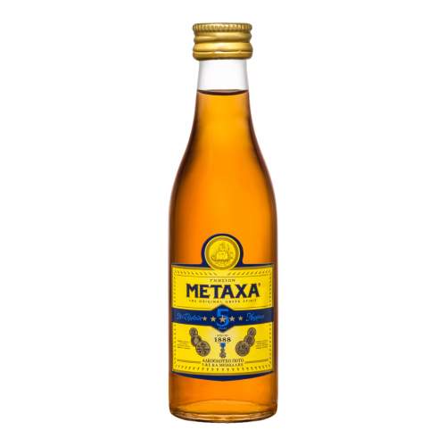 Бренди "Metaxa" 5*, 50 мл