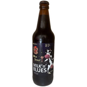 Пивной напиток Молочный стаут непастеризованное нефильтрованное неосветленное 0,5л/6 Россия