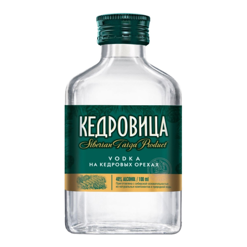 Водка "Кедровица" На кедровых орехах, 100 мл