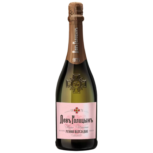 Игристое вино "Наследие Мастера "Левъ Голицынъ" Розовое Полусладкое 0,2 л.