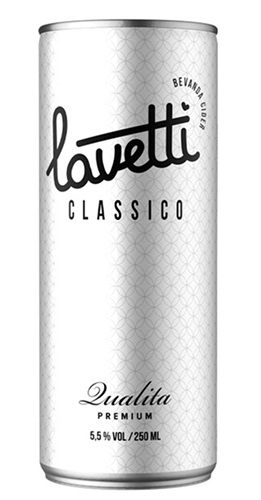 Сидр фруктовый ароматизированный газированный сладкий пастеризованный фильтрованный "Лаветти напиток газированный Классико" 0,25 л БАНКА 5,5% Россия