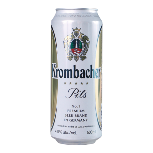Пиво Кромбахер Пильс светлое 4,8%, 0,5 л.