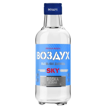 Водка особая "ЛЕГКАЯ ВОДКА ВОЗДУХ СКАЙ" 0,2 л Беларусь