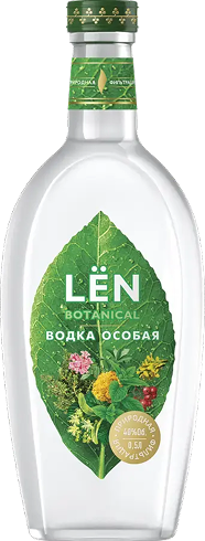 Водка особая "ЛЁН БОТАНИКАЛ" 0,5 л Россия