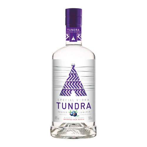Водка "Тундра" Морозный можжевельник, 0.5 л