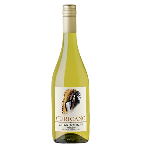 Курикано Шардоне Вино сортовое ординарное сухое белое, 0,75л/6 Чили