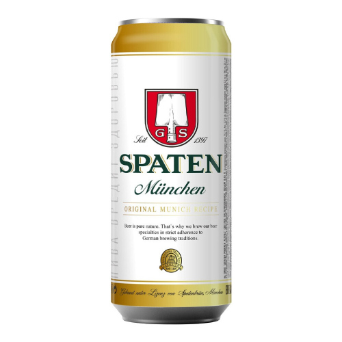 Пиво "Spaten" Munchen, in can, 0.45 л