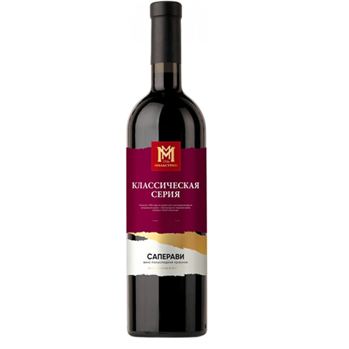 Вино Мильстрим, "Классическая Серия" Саперави, 0.7 л