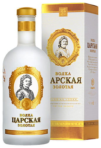 Водка "ЦАРСКАЯ ЗОЛОТАЯ" 0,5 л п/у Россия