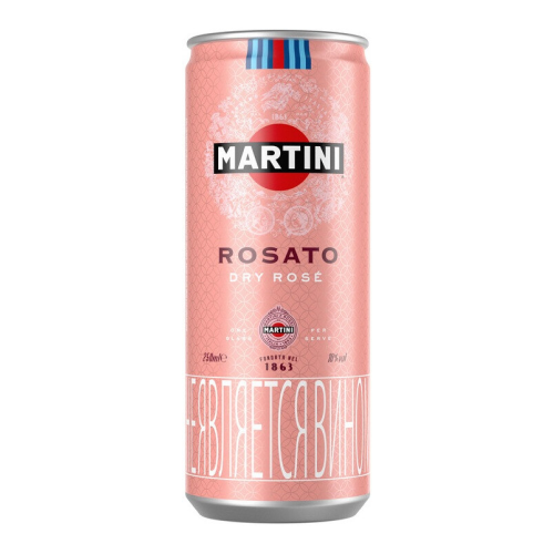 Вино "Martini" Rosato Dry, in can, 250 мл