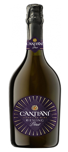 Игристое вино брют белое "КАНТИАНИ РИСЛИНГ РЕЙНСКИЙ" 0,75 л Россия