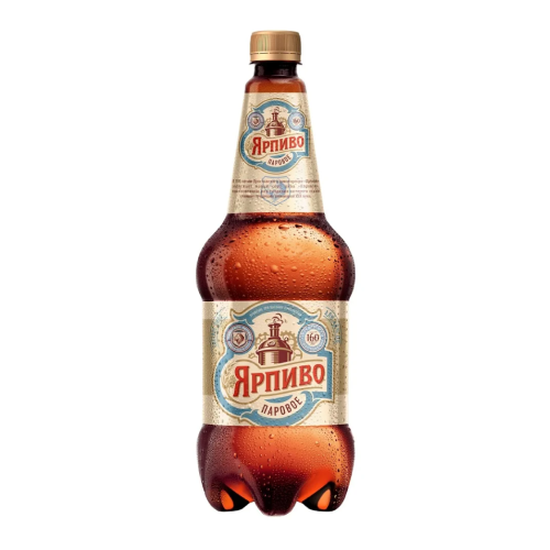 Пиво Ярпиво Паровое св. 4,8% ПЭТ 1,25л