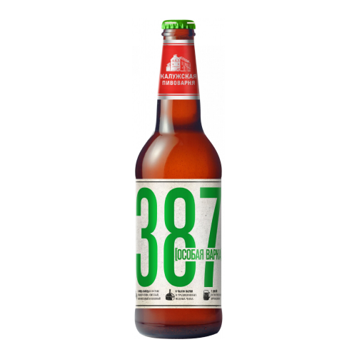 Пиво "387" Особая варка, 0.45 л