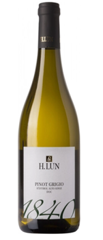 Вино ординарное сортовое сухое белое "Х. Лун 1840 Пино Гриджио"  0,75л Италия
