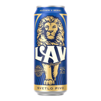 Пиво "Lav" Premium, in can, 0,45 л