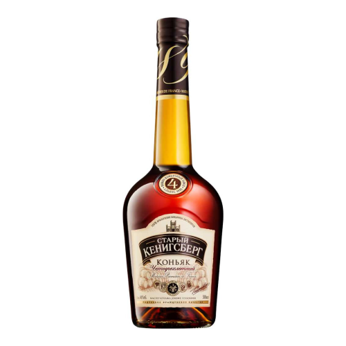 Коньяк "Старый Кенигсберг" 4-летний, 0.5 л