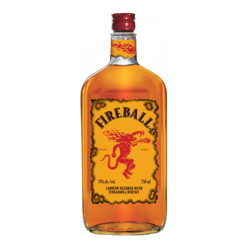 Висковый напиток Sazerac, "Fireball" Cinnamon Whisky, 0.75 л