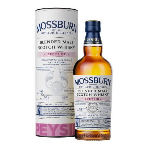 Виски Mossburn, "Signature Casks" Speyside, Cask Bill #2, in tube, 0.7 л