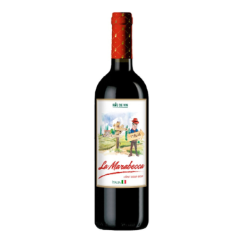 Вино Cantine Rasore, "Rue de Vin" La Marabecca Rosso Secco