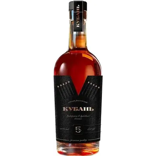 Коньяк "Кубань" 5-летний, 0.5 л