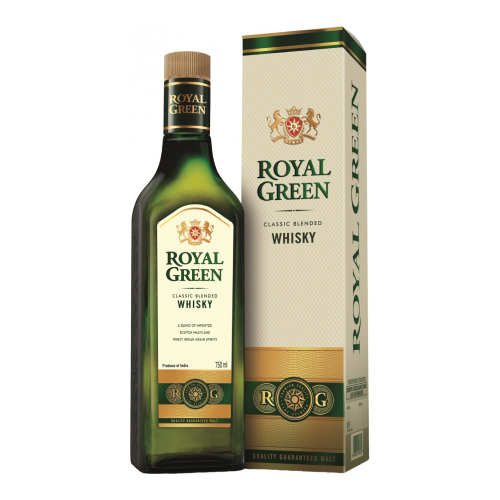 Виски "Royal Green" Classic Blended, gift box, 0.75 л