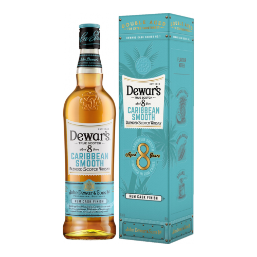 Виски "Dewar's" Caribbean Smooth 8 Years Old, gift box, 0.7 л