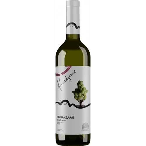 Вино выдержанное сортовое сухое белое ЦИНАНДАЛИ 0,75 л Грузия