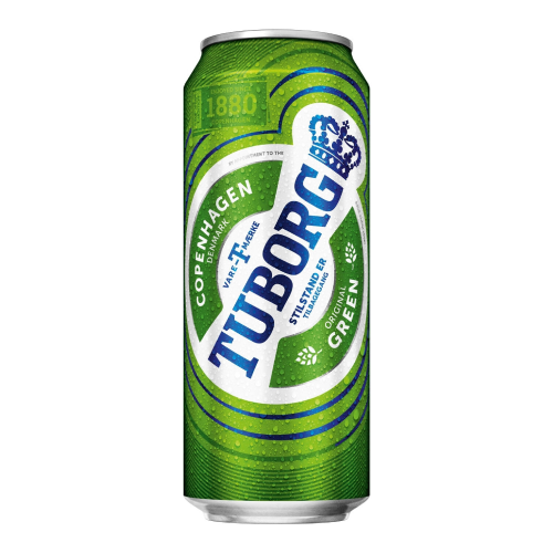 Пиво "Tuborg" Green, in can, 0.45 л