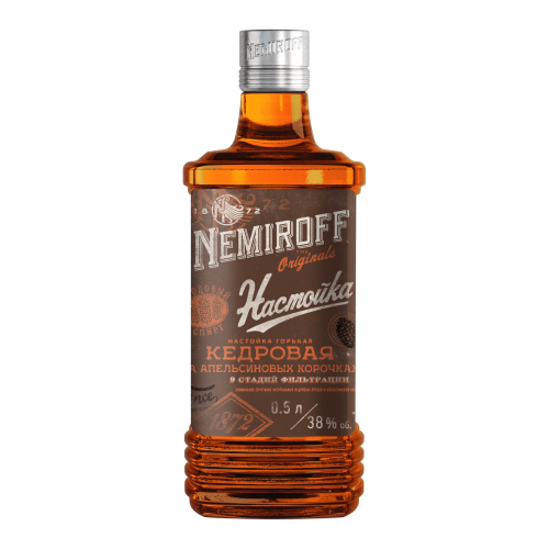 Водка Nemiroff, Pine on Orange Peels, 0.5 л
