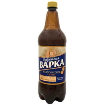 Напиток пивной "ДОБРОТНАЯ ВАРКА КЛАССИЧЕСКОЕ" фильтрованный пастеризованны 1,15 л/6 ПЭТ 4,9% Россия