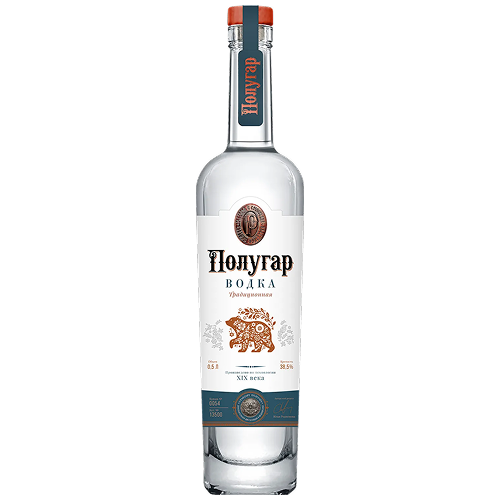Водка «Полугар» 0,5 л Россия