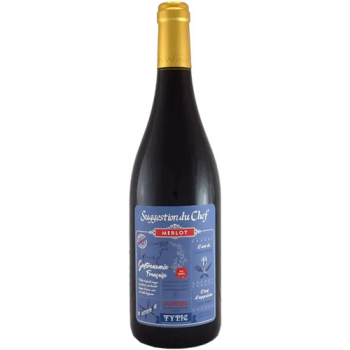Вино "Suggestion du Chef" Typic Merlot, Atlantique IGP, 2021