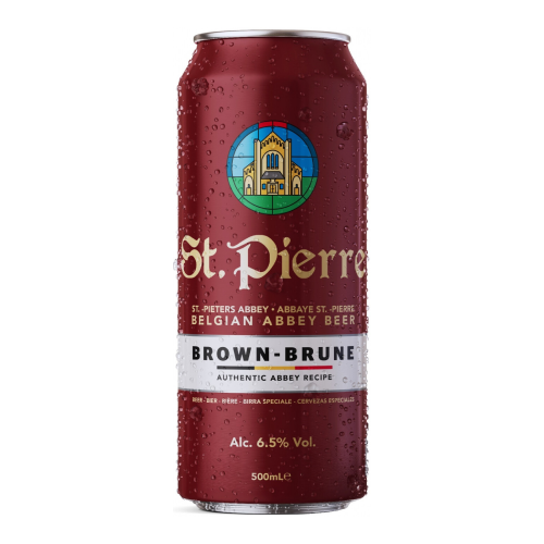 Пиво "St. Pierre" Brune, in can, 0.5 л