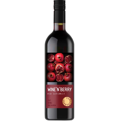 Вино "Вайн'н'бэрри" Гранатовое Красное Полусладкое