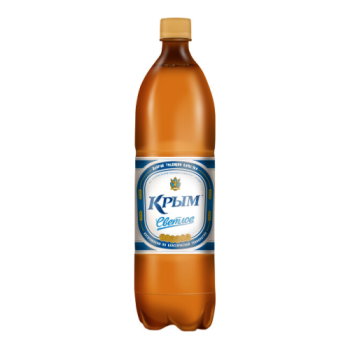 Пиво "Крым" Светлое, ПЭТ, 1.3 л