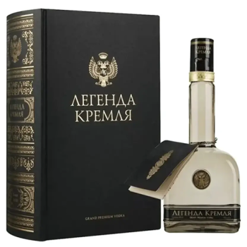 Водка "Легенда Кремля" в подарочной коробке (фолиант), 0.7 л