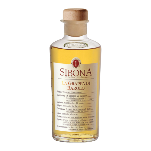 Граппа Sibona, La Grappa di Barolo, 0.5 л
