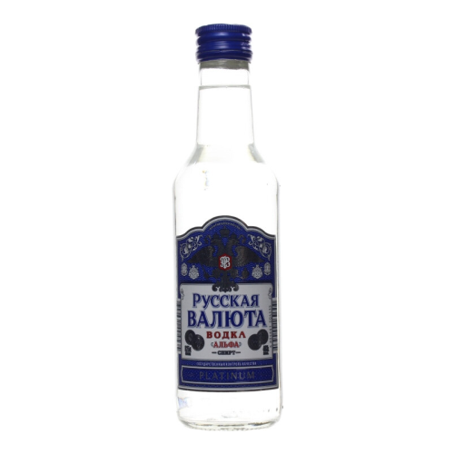 Водка "Русская Валюта" Платинум, 250 мл